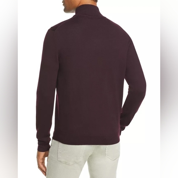 The Men's Store at Bloomingdale's Quarter-Zip Merino Sweater NWT - Picture 6 of 10